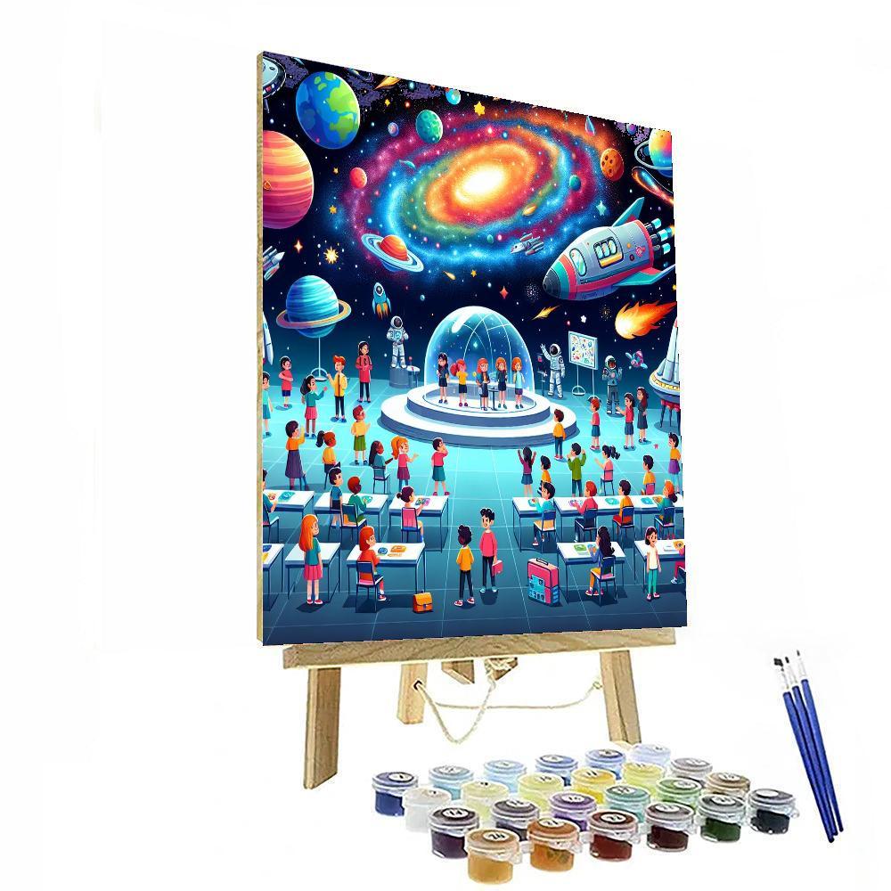 Space Explorer Academy Paint By Color