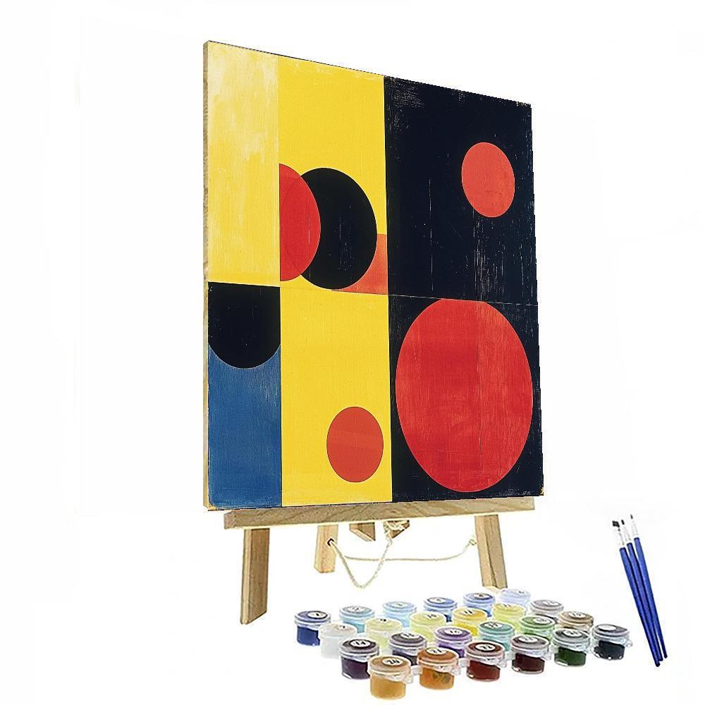 Kazimir Malevich Inspired Vibrance Of Geometry  Paint By Numbers Kits