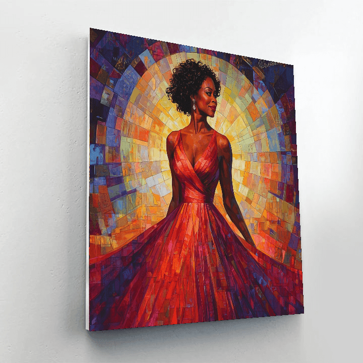 Viola Davis: A Force Of Nature In Cinematic Arts Paint By Numbers Art