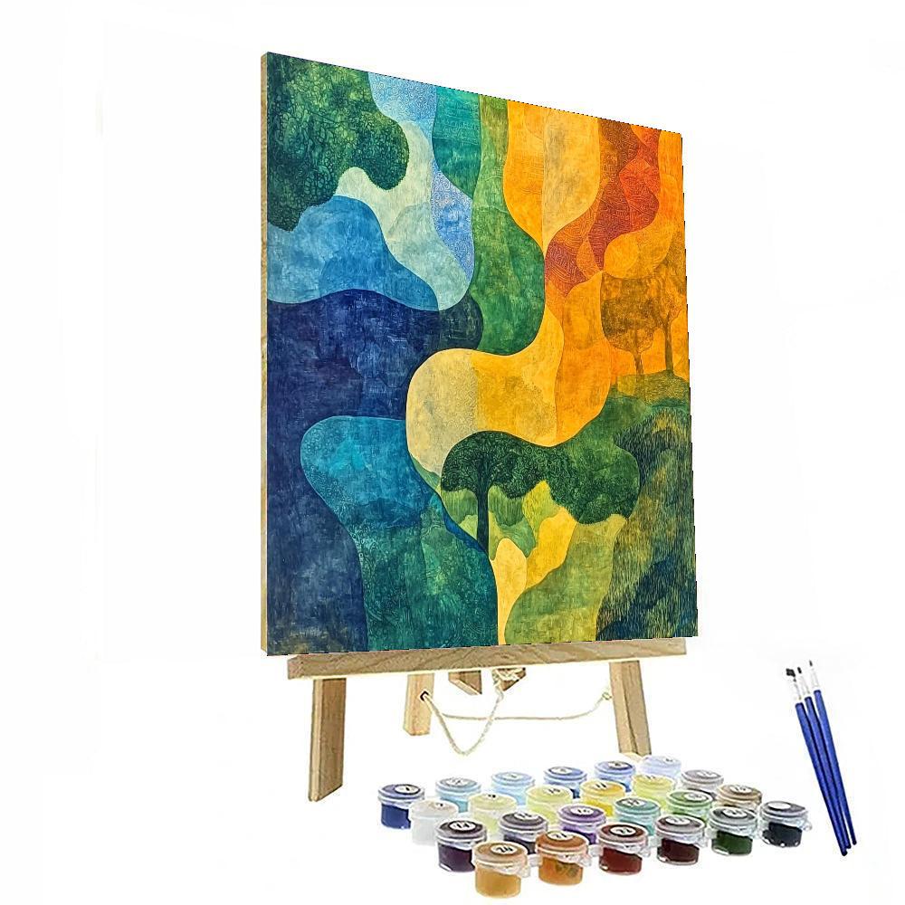 Nandalal Bose Inspired Whispers Of Mythology  Painting Number Kit