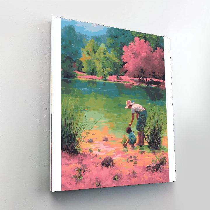 Caring For The Little Things Number Painting