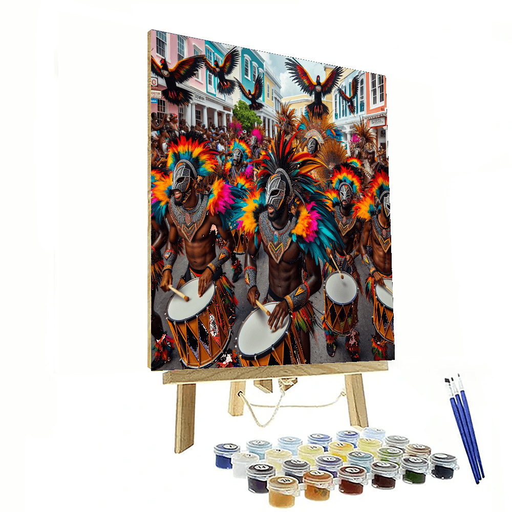 Junkanoo Parade - Bahamas DIY Paint By Numbers