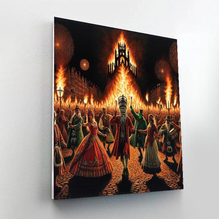 Beltane Fire Festival - Edinburgh Numbered Painting Kits
