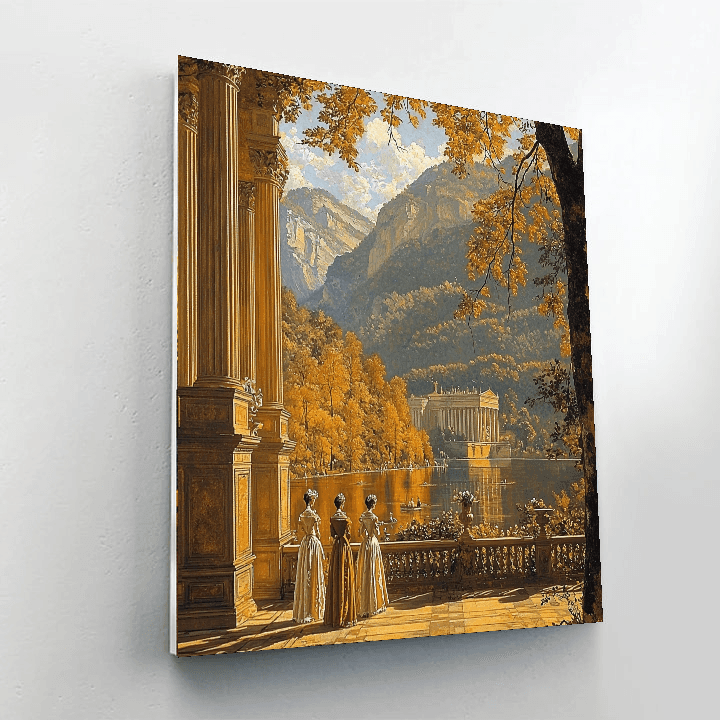 Jean-Auguste-Dominique Ingres Inspired Reflections Of History  Paint By Numbers Art