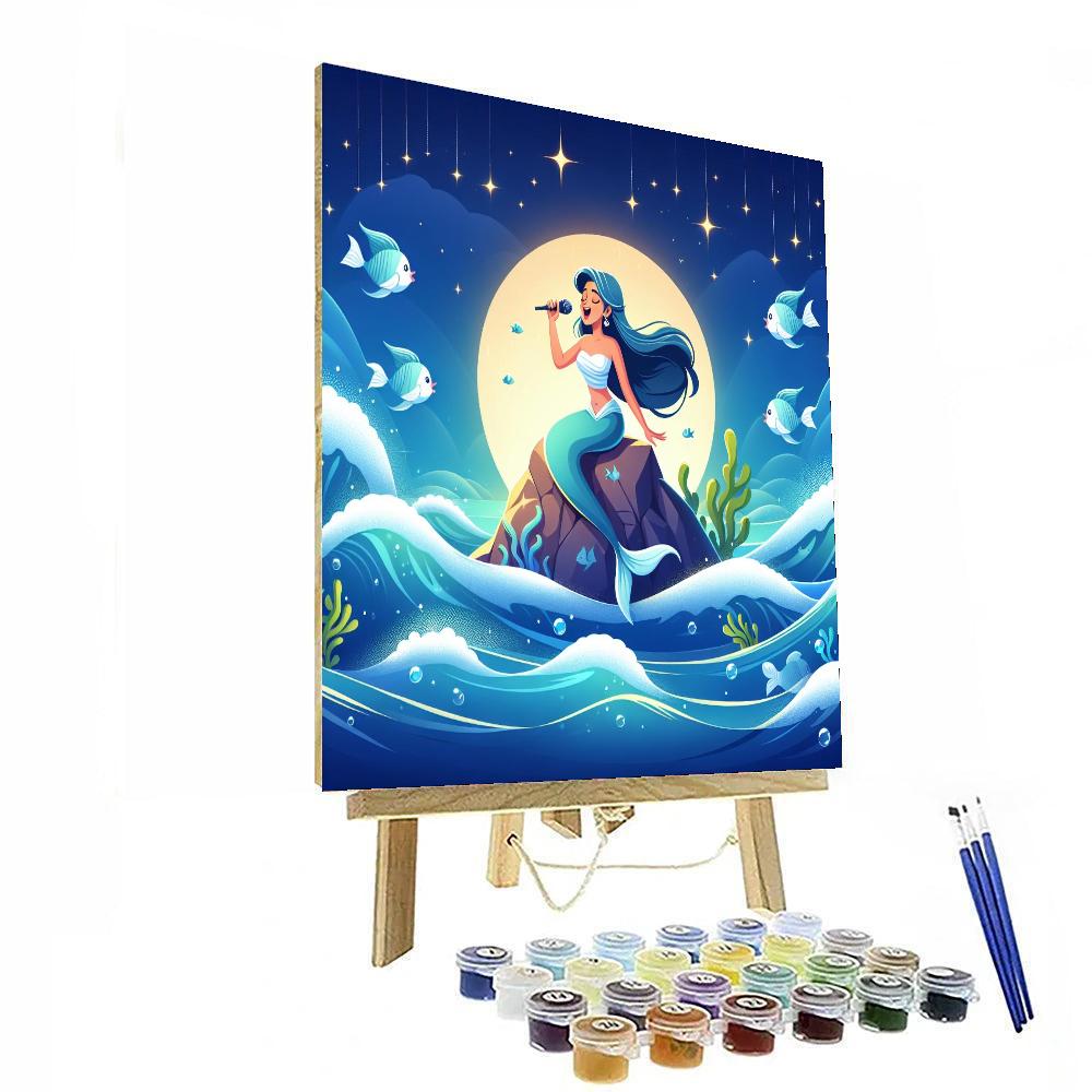 Ocean's Magical Sirens Number Painting