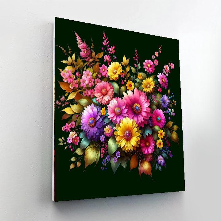 Lively Springtime Blossom Numbered Painting Kits