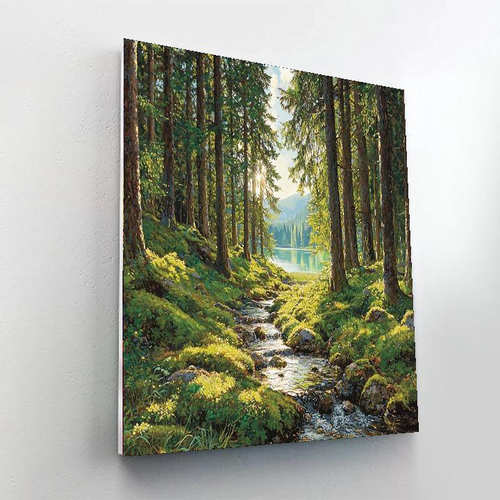 Bavarian Forest National Park - Germany Numbered Painting Kits