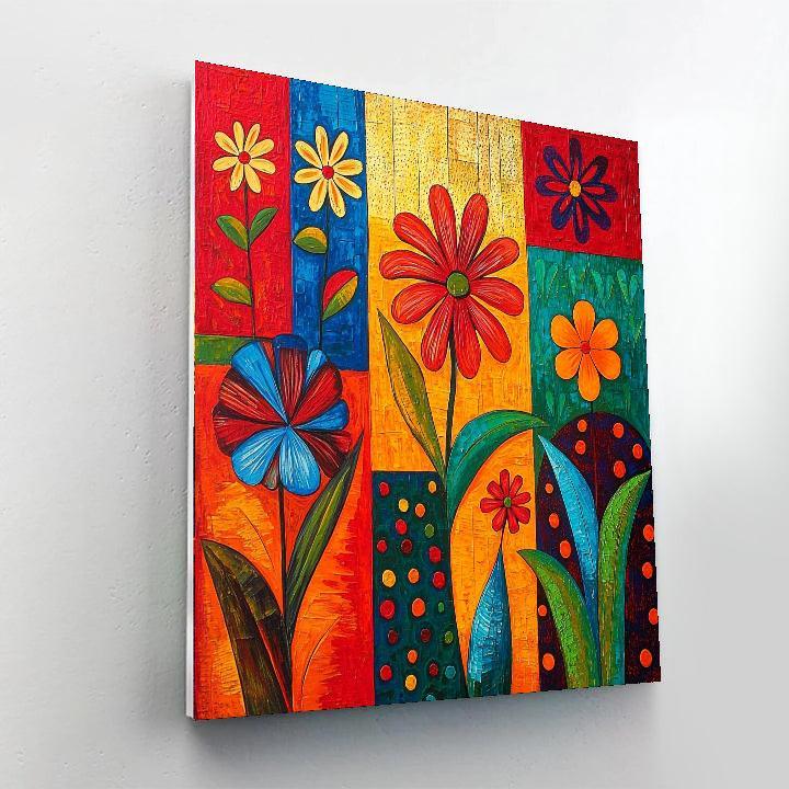 Frida Kahlo Inspired Symbolic Bloom Of Heritage  Paint By Numbers Art