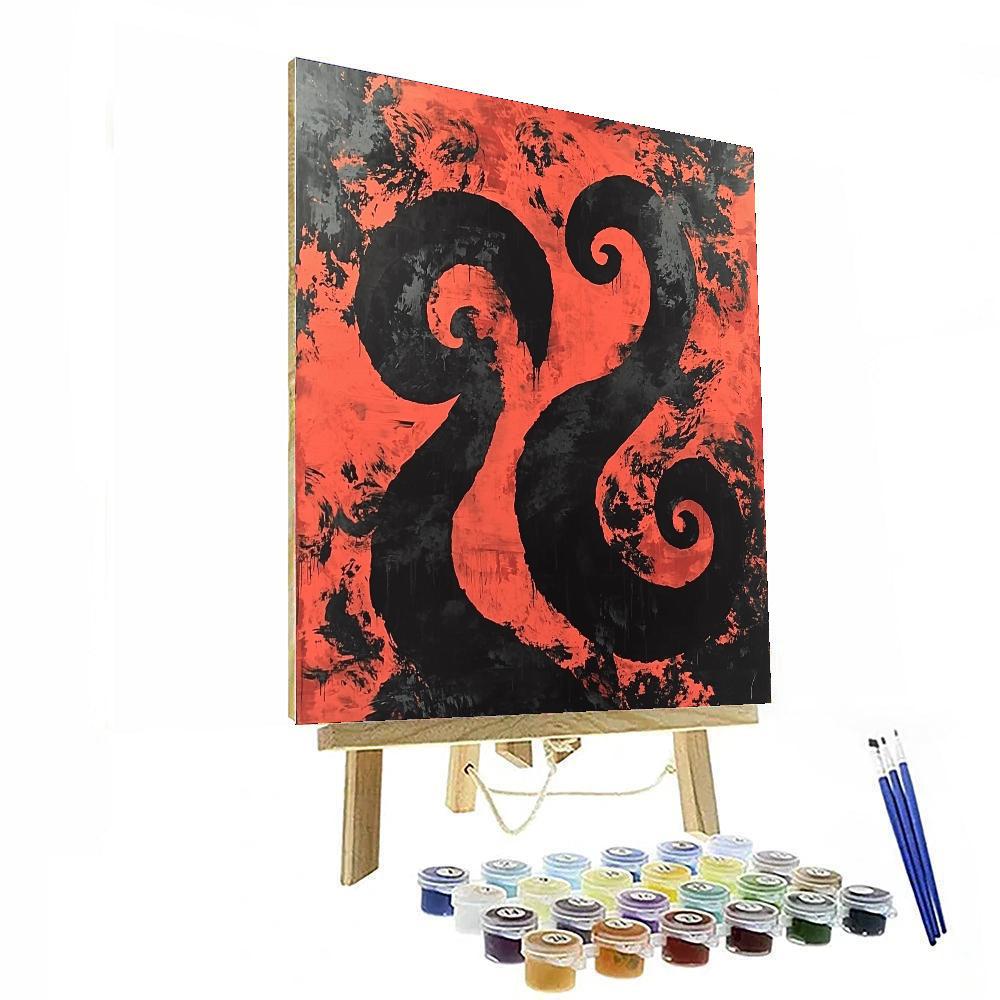 Banksy Inspired Rising Awareness  DIY Paint By Numbers