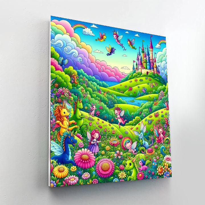 Adventures In Fairy Tales Paint By Numbers Art
