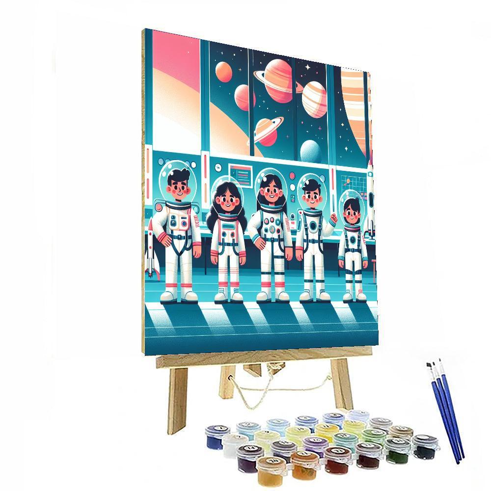 Outer Space Academy Paint By Numbers