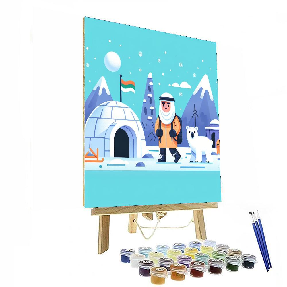 Arctic Exploration Voyage Painting Number Kit