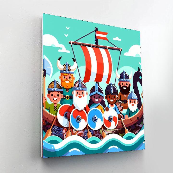 Viking Warrior Adventures Paint By Numbers Kits