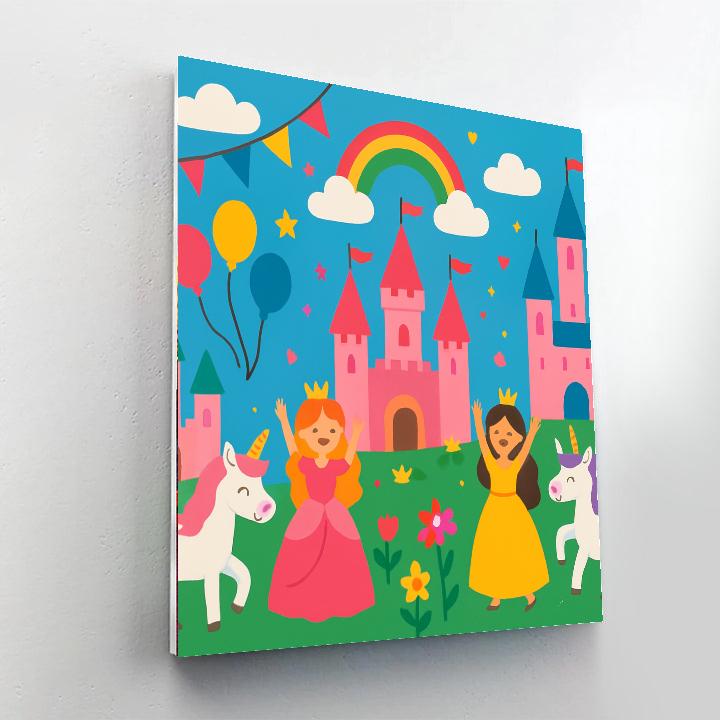 Fairy Tale Kingdom Celebration DIY Paint By Numbers