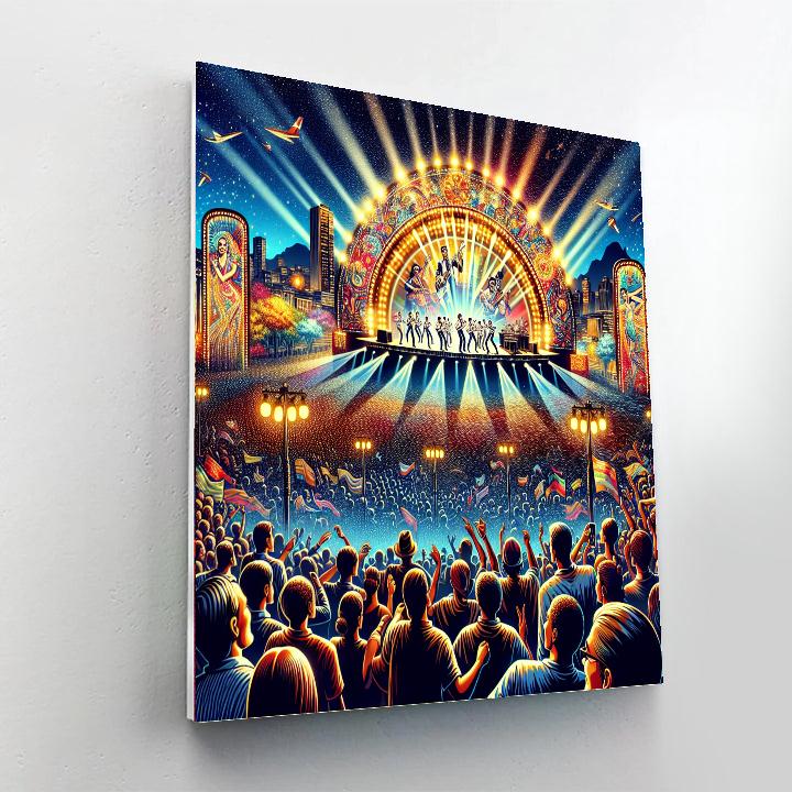 Rock In Rio - Rio De Janeiro Painting Number Kit