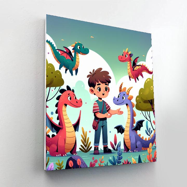 Dragon Tamer's Quest Number Painting