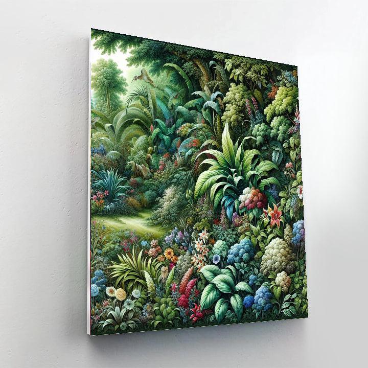 Botanical Garden Haven Numbered Painting Kits