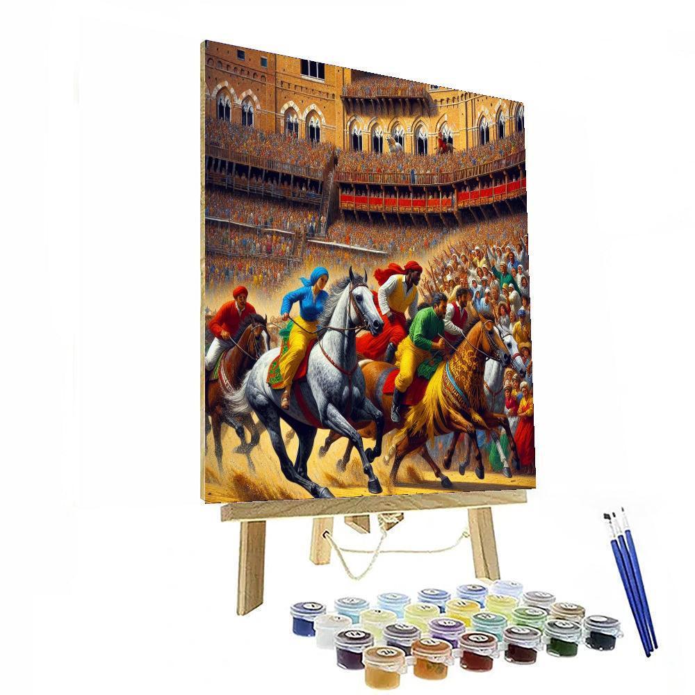 Il Palio - Italy DIY Paint By Numbers