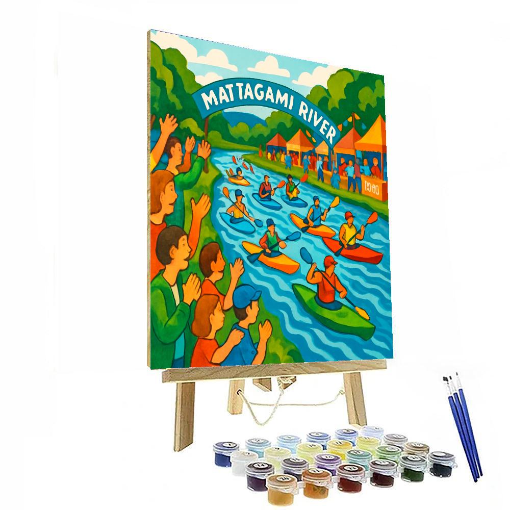 The Great Canadian Kayak Challenge - Timmins Painting By Numbers Kit