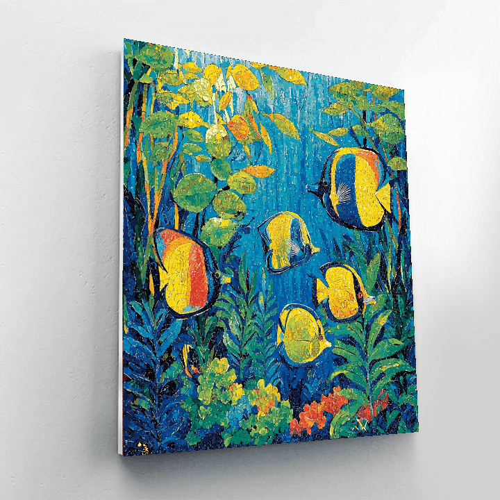 Paul Gauguin Inspired Underwater Fantasy  Painting By Numbers Kit