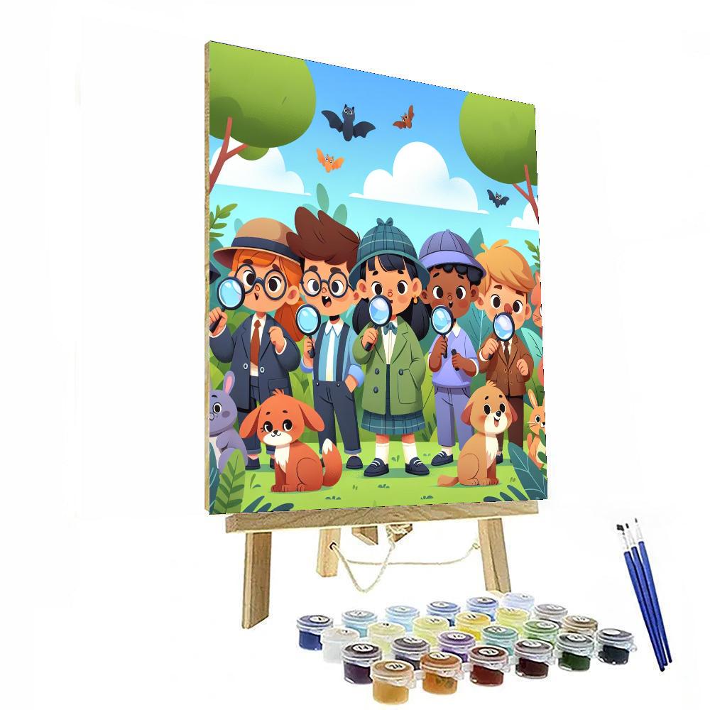 Jungle Detective Expedition Number Painting