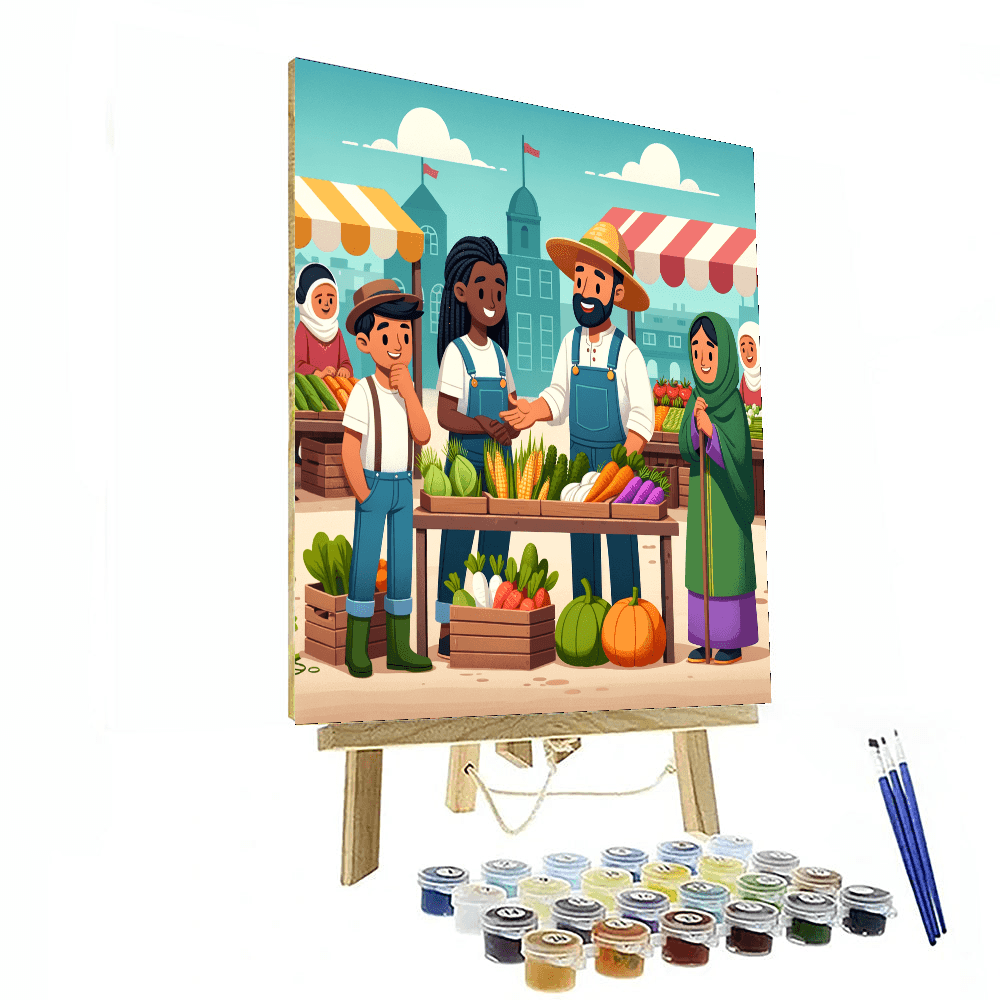 Happy Harvest Festival DIY Paint By Numbers