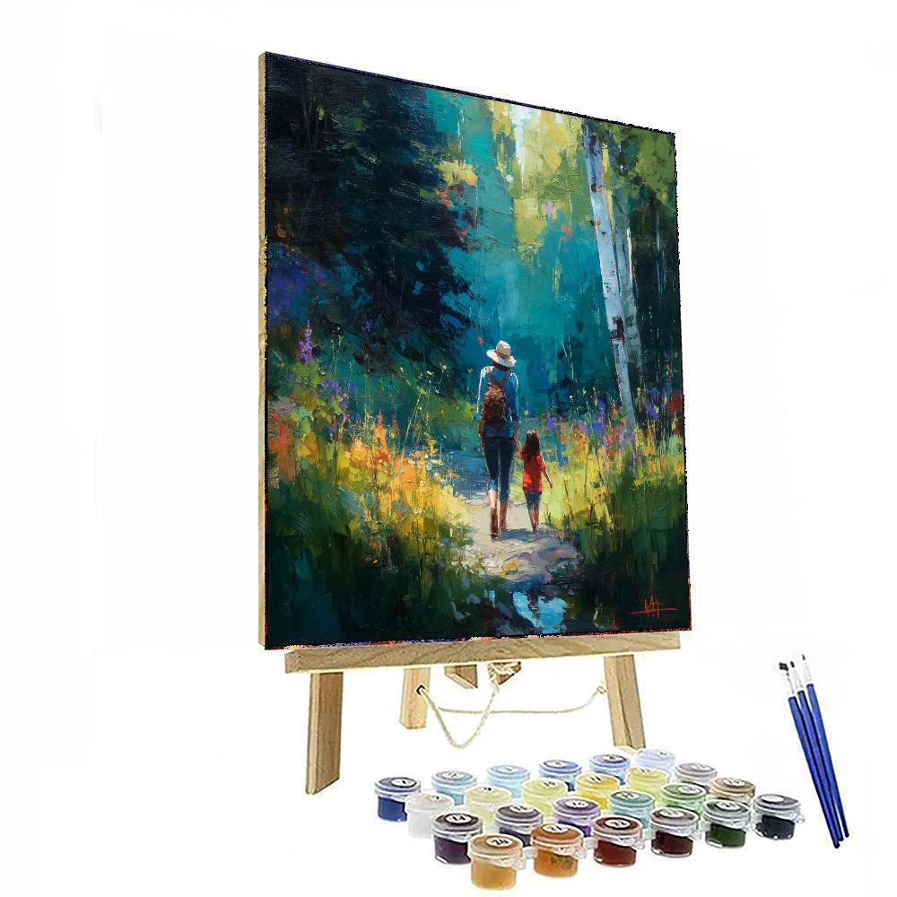 Mother's Heart In Nature Number Painting