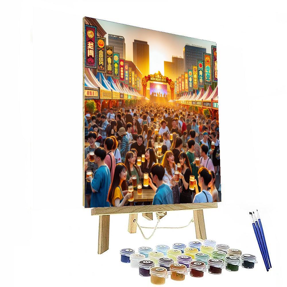 Harbin Beer Festival - China Numbered Painting Kits