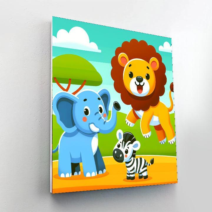 Adventure Safari Paint By Numbers Kits