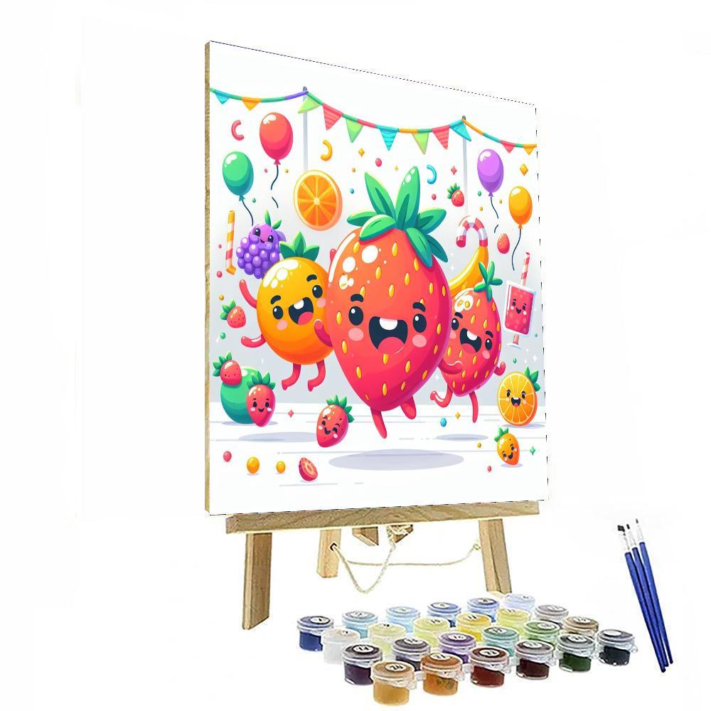 Sunny Fruit Fiesta Paint By Numbers Kits