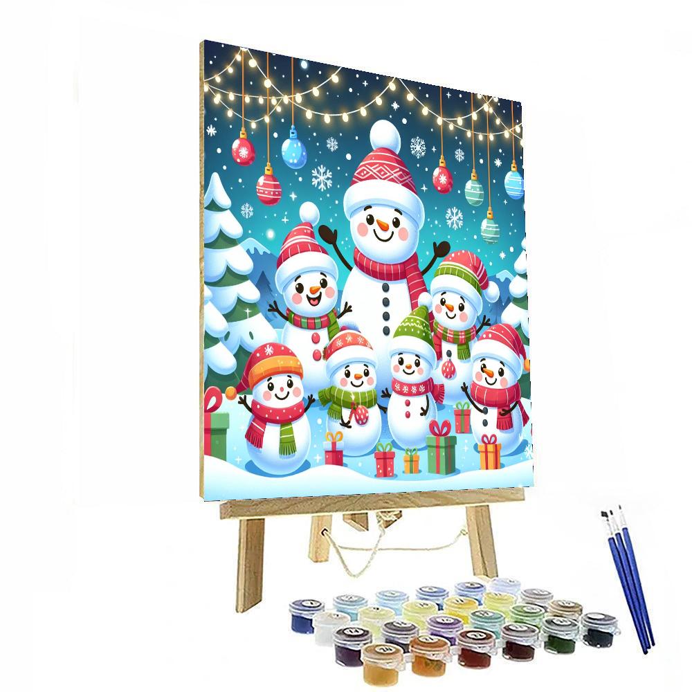Festive Christmas Cheer Painting By Numbers Kit