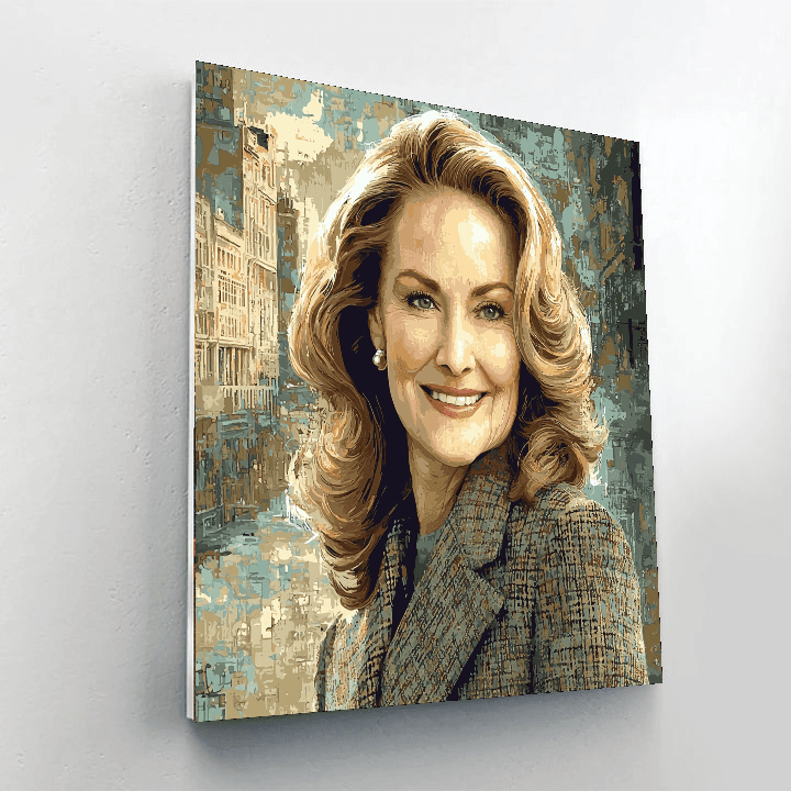 Meryl Streep: The Unmatched Artistry Of The Acting Legend Painting Number Kit