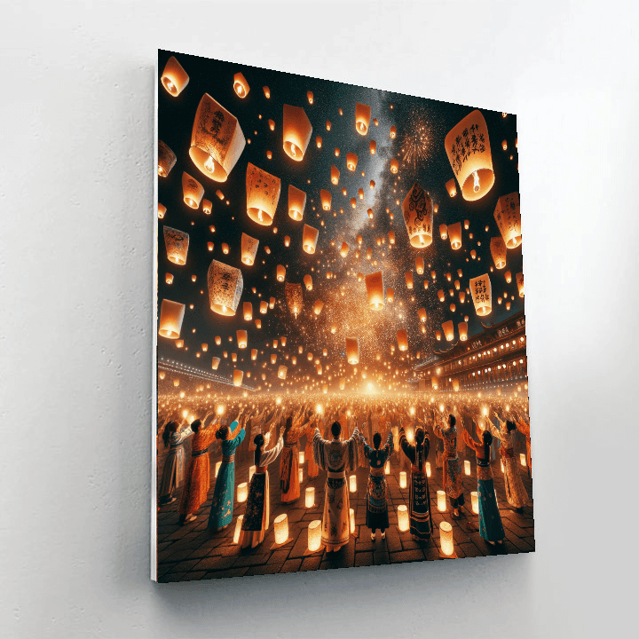 Lantern Festival - Taiwan Paint By Numbers Kits