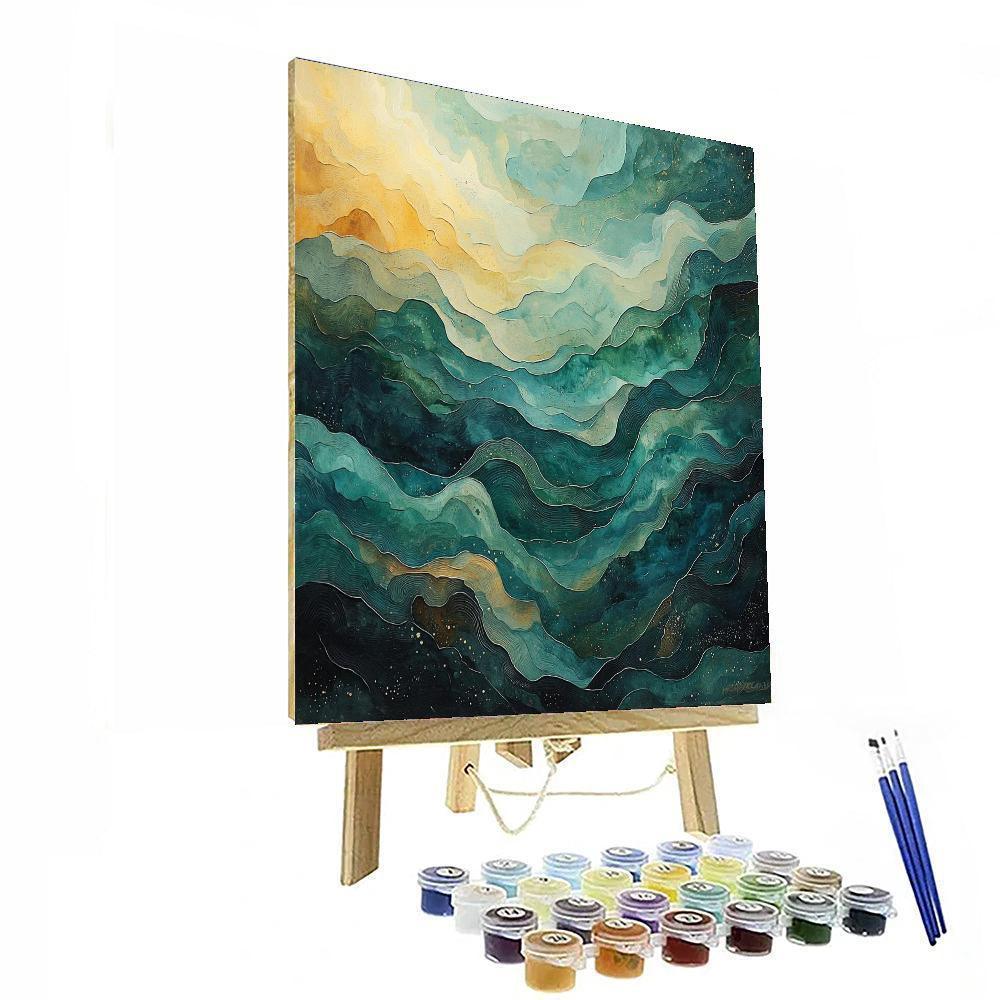 Max Ernst Inspired The Celestial Voyage  Paint By Numbers Kits