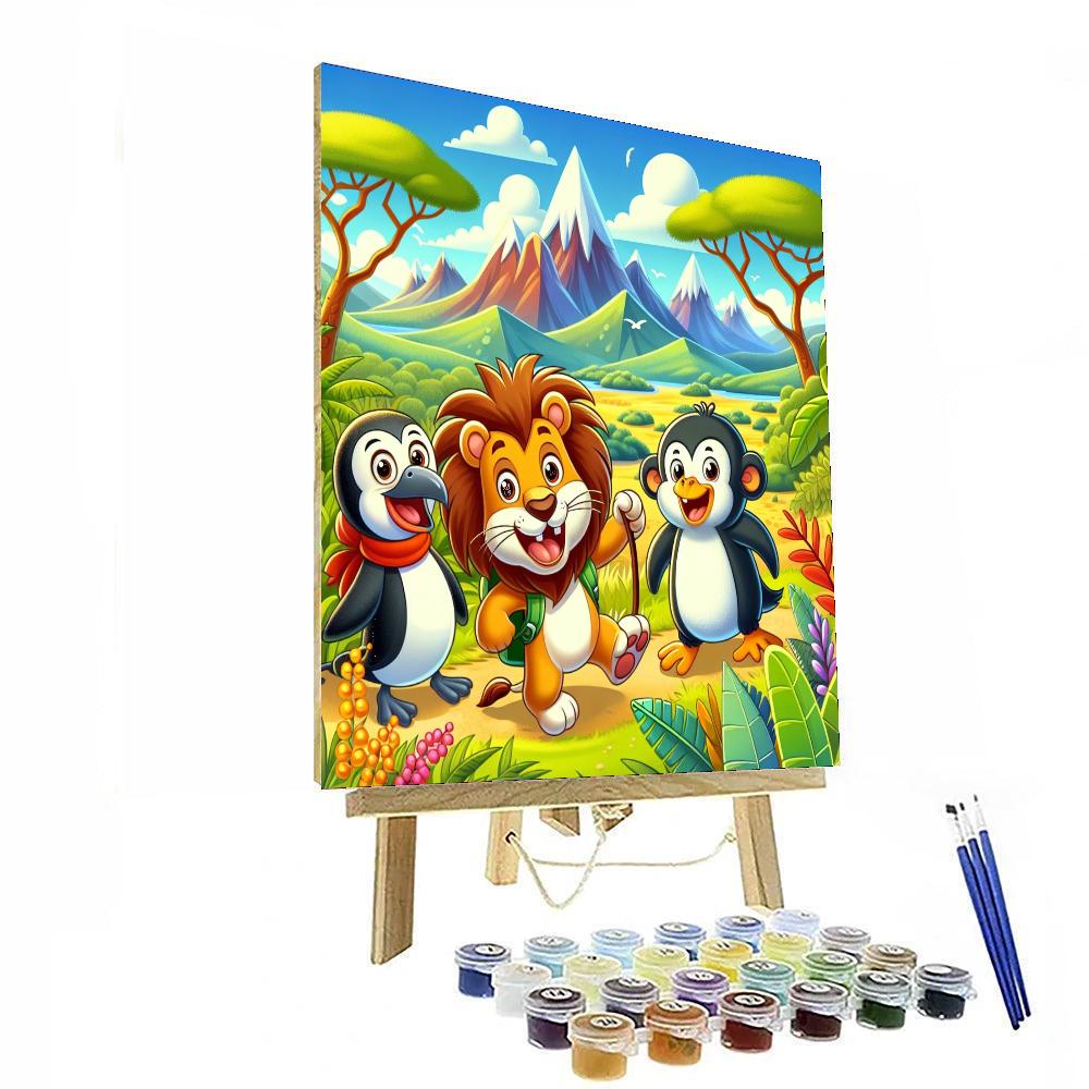 Animal Adventure Quest Paint By Numbers