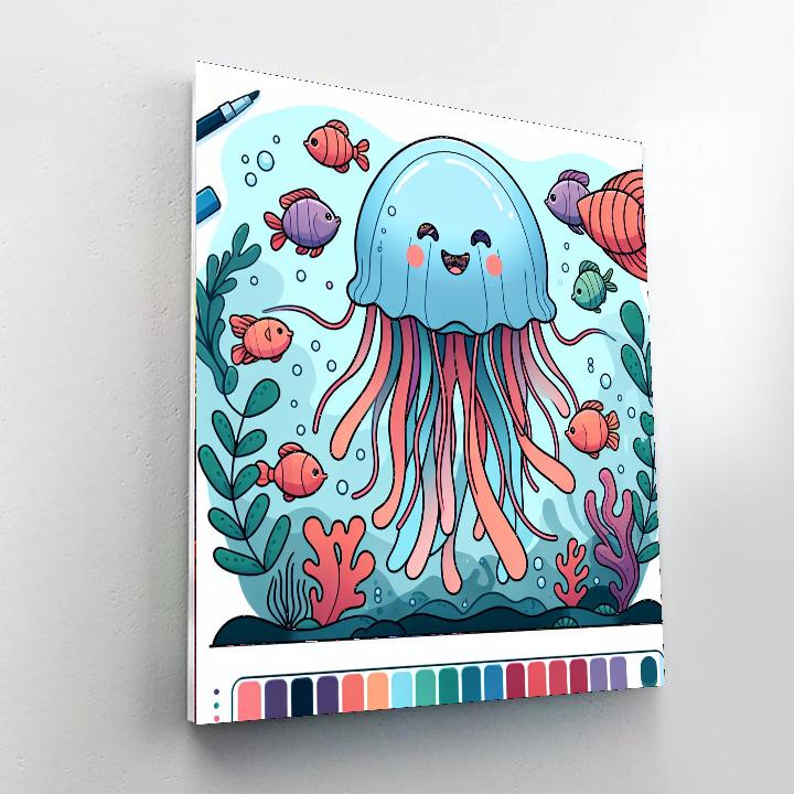Giant Jelly Adventure Number Painting
