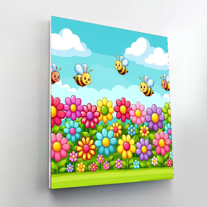 Gentle Garden Number Painting