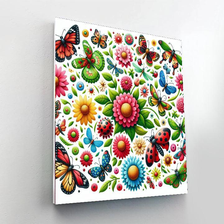 Wondrous World Of Insects Paint By Color