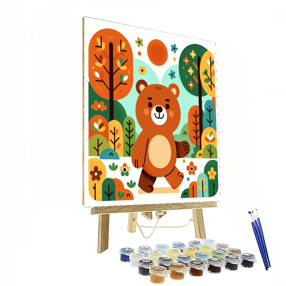 Adventurous Little Bear Paint By Numbers Kits