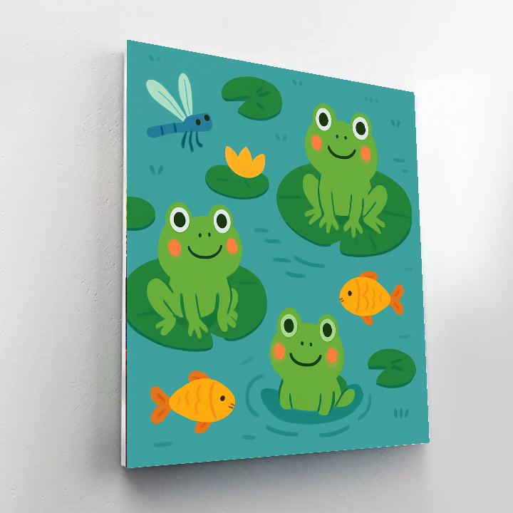 Pond Life Pond-erings Paint By Number