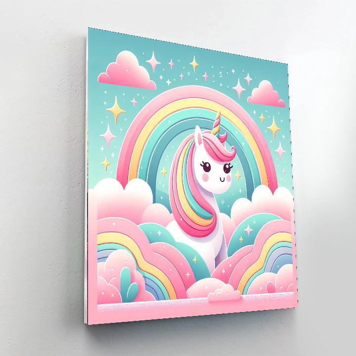 Dazzling Unicorn Dreams Painting Number Kit