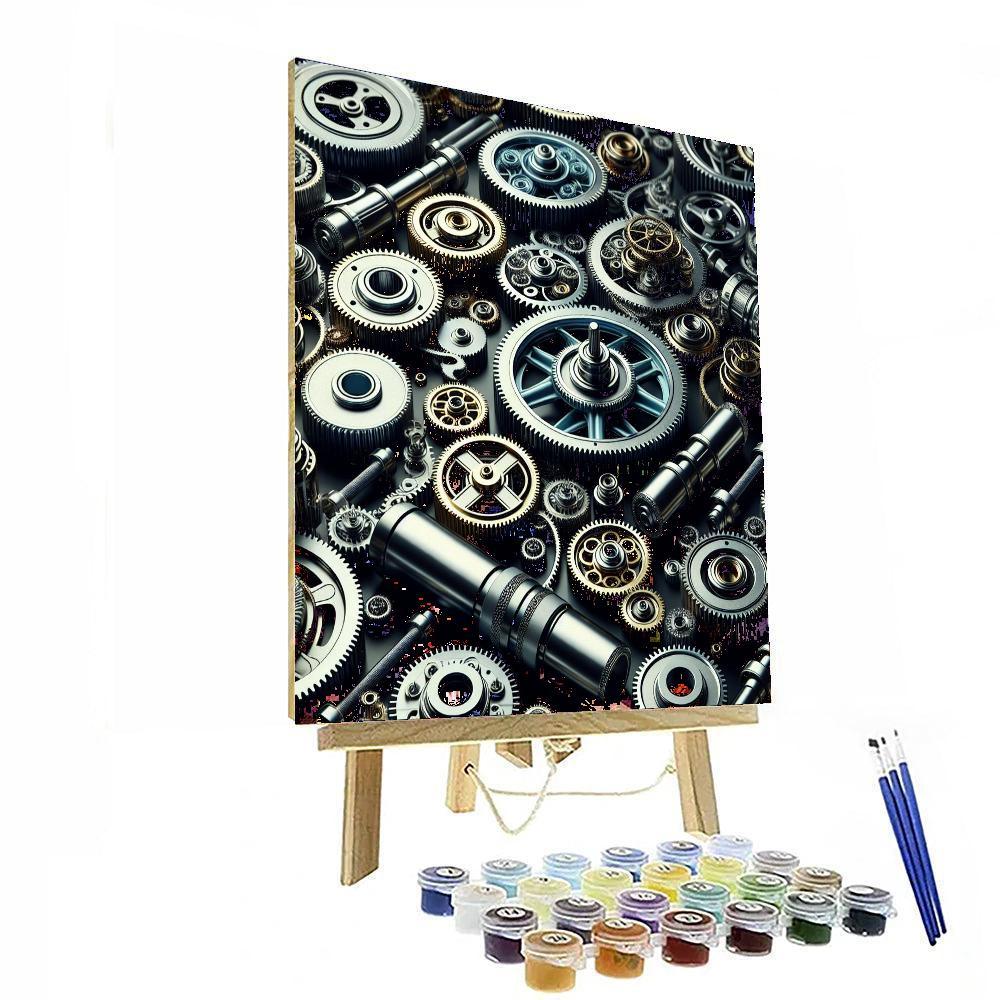 Artistic Mechanical Dreams Paint By Numbers Art