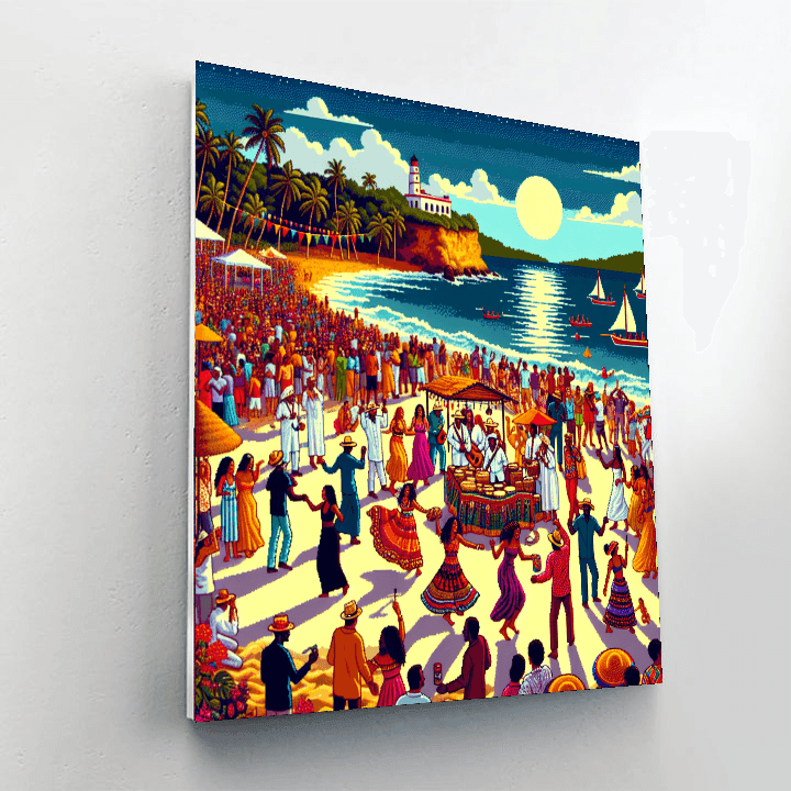 Día De San Juan - Puerto Rico Paint By Number