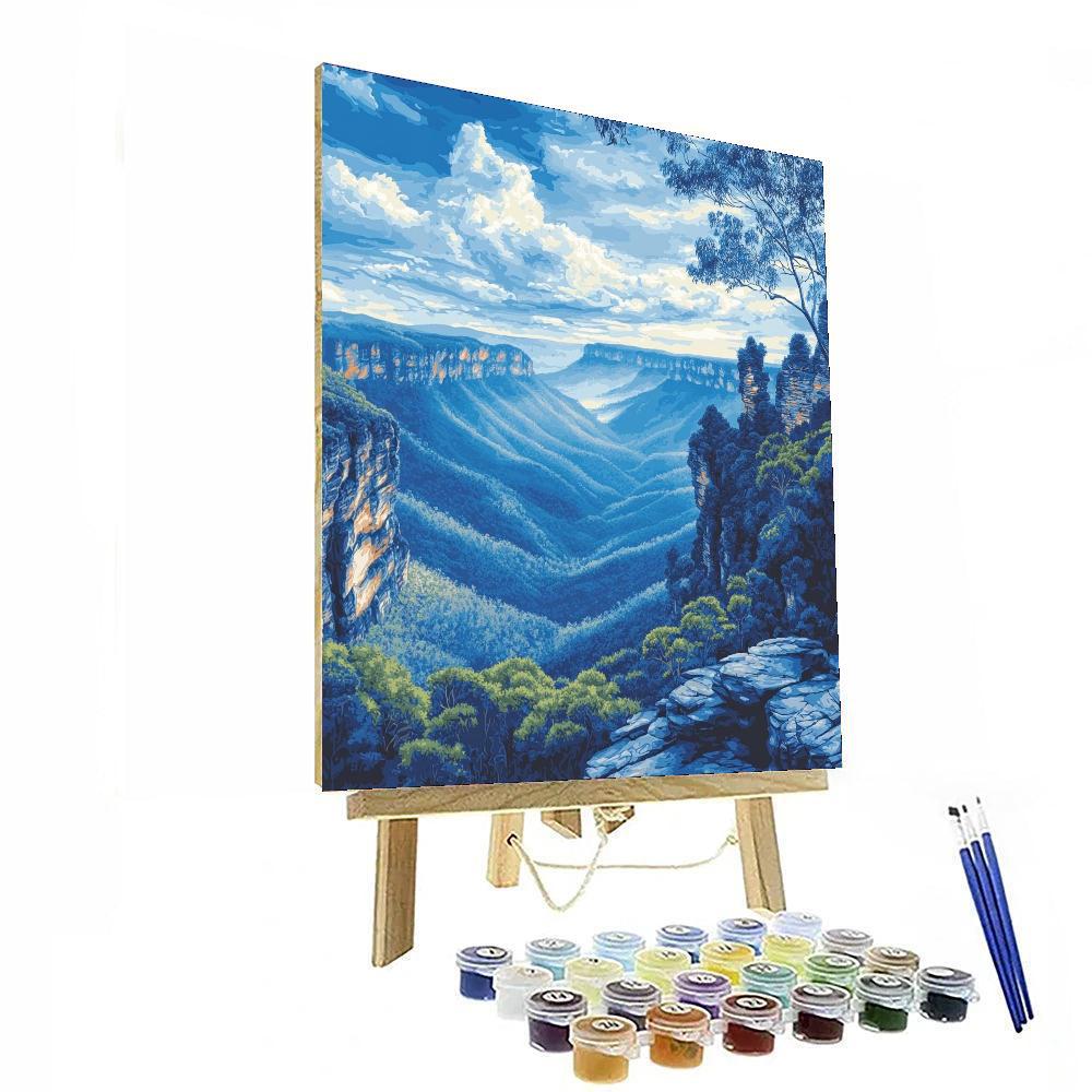 The Blue Mountains Numbered Painting Kits