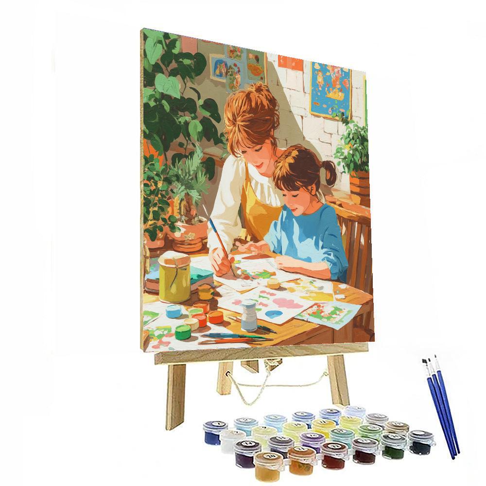 Mother's Day Card Crafting Paint By Numbers Kits