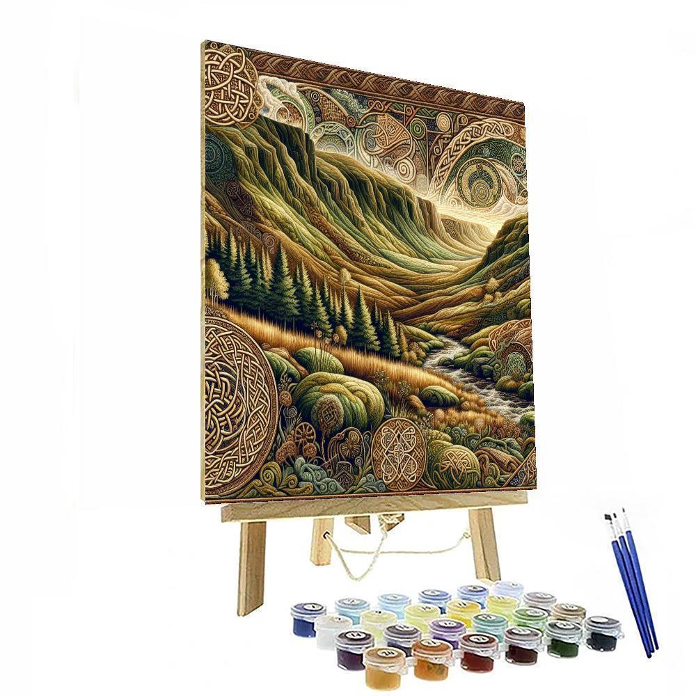Celtic Legend Reflections Painting Number Kit