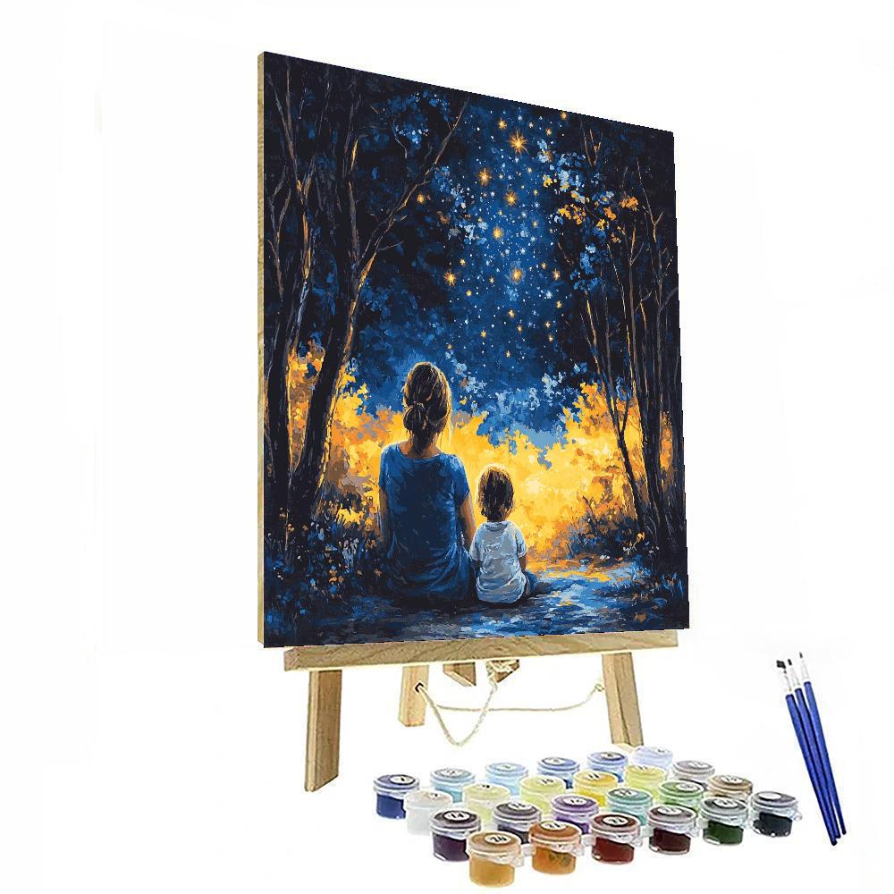 The Guiding Star Number Painting