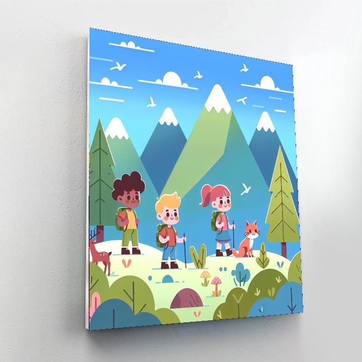 Mountain Explorers Painting Number Kit