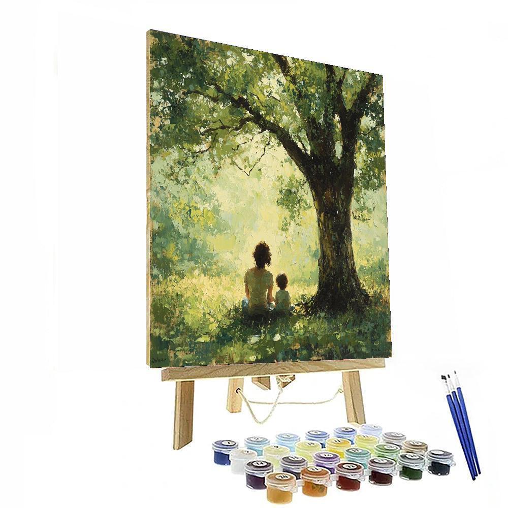 Under The Big Oak Tree Paint By Color