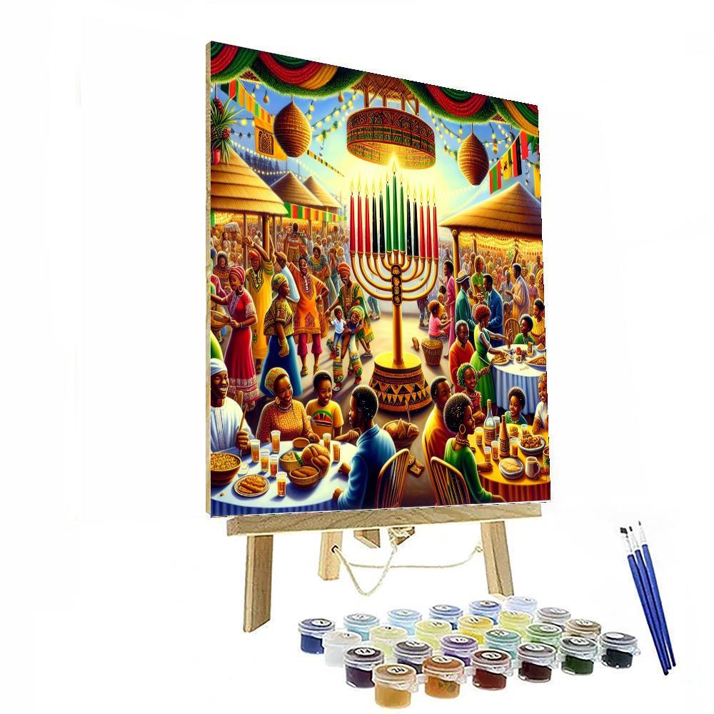 Kwanzaa Festival Paint By Numbers Art